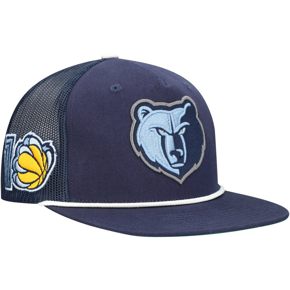 Memphis Grizzlies Roper Trucker Snapback Hat Navy