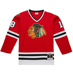 NHL Denis Savard Chicago Blackhawks 1980-81 Power Play Jersey - Scarlet