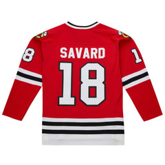 NHL Denis Savard Chicago Blackhawks 1980-81 Power Play Jersey - Scarlet