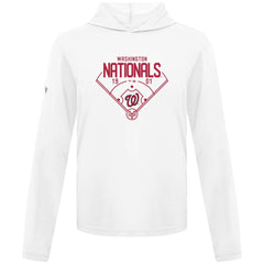 Washington Nationals Levelwear Anthem Home Field Pullover Hoodie - White Hoodies