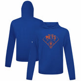 New York Mets Levelwear Anthem Home Field Pullover Hoodie - Royal Hoodies