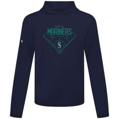 Seattle Mariners Levelwear Anthem Home Field Pullover Hoodie - Navy Hoodies