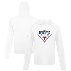 Texas Rangers Levelwear Anthem Home Field Pullover Hoodie - White Hoodies