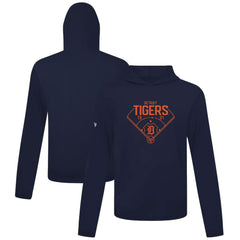Detroit Tigers Levelwear Anthem Home Field Pullover Hoodie - Navy Hoodies