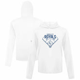 Kansas City Royals Levelwear Anthem Home Field Pullover Hoodie - White Hoodies