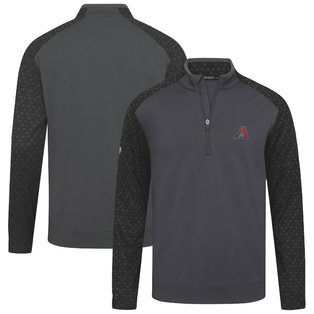 Arizona Diamondbacks Levelwear Aztec Insignia 2.0 Quarter-Zip Pullover Top - Charcoal Pullover