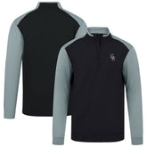 Colorado Rockies Levelwear Insignia 2.0 Quarter-Zip Pullover Top - Black Pullover