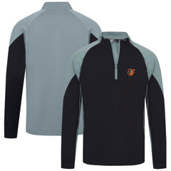 Baltimore Orioles Levelwear Cadet Insignia 2.0 Raglan Quarter-Zip Jacket - Black Jackets