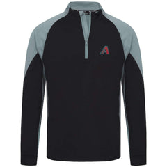 Arizona Diamondbacks Levelwear Cadet Insignia 2.0 Raglan Quarter-Zip Jacket - Black Jackets