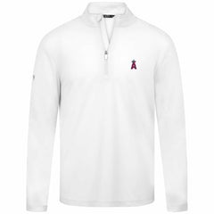 Los Angeles Angels Levelwear Heron Insignia 2.0 Quarter-Zip Jacket - White Jackets