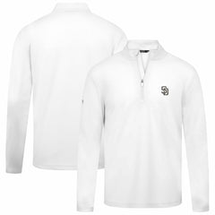 San Diego Padres Levelwear Heron Insignia 2.0 Quarter-Zip Jacket - White Jackets