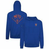 New York Mets Levelwear Podium Primary Pullover Hoodie - Royal Hoodies