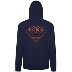 Houston Astros Levelwear Podium Primary Pullover Hoodie - Navy Hoodies
