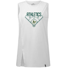 Athletics Levelwear Women's Influx Home Field Tank Top - White Tanks