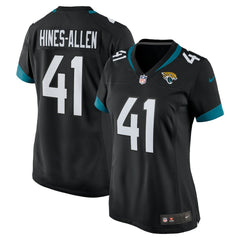 NFL Josh Hines-Allen Jacksonville Jaguars Women's Alternate Player Game Jersey - Black