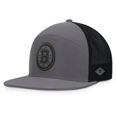 NHL Boston Bruins Fanatics Fairweather Adjustable Hat - Charcoal