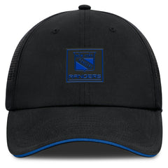 NHL New York Rangers Fanatics Driver Adjustable Hat - Black