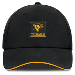 NHL Pittsburgh Penguins Fanatics Driver Adjustable Hat - Black