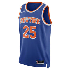 NBA Mikal Bridges New York Knicks Unisex 2024 Offseason Addition Swingman Jersey - Blue