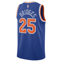 NBA Mikal Bridges New York Knicks Unisex 2024 Offseason Addition Swingman Jersey - Blue