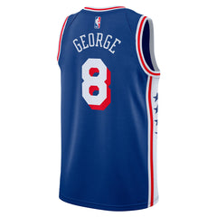 NBA Paul George Philadelphia 76ers Unisex 2024 Offseason Addition Swingman Jersey - Royal