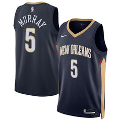 NBA Dejounte Murray New Orleans Pelicans Unisex 2024 Offseason Addition Swingman Jersey - Navy