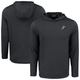 Cincinnati Reds Cutter & Buck Coastline Epic Comfort Recycled Eco Hoodie Long Sleeve T-Shirt - Black Hoodies