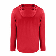 Cleveland Guardians Cutter & Buck Coastline Epic Comfort Recycled Eco Hoodie Long Sleeve T-Shirt - Red Hoodies
