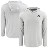 Arizona Diamondbacks Cutter & Buck Coastline Epic Comfort Recycled Eco Hoodie Long Sleeve T-Shirt - Gray Hoodies