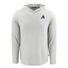 Arizona Diamondbacks Cutter & Buck Coastline Epic Comfort Recycled Eco Hoodie Long Sleeve T-Shirt - Gray Hoodies