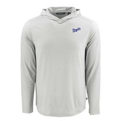 Kansas City Royals Cutter & Buck Coastline Epic Comfort Recycled Eco Hoodie Long Sleeve T-Shirt - Gray Hoodies