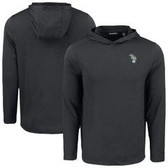 Athletics Cutter & Buck Coastline Epic Comfort Recycled Eco Hoodie Long Sleeve T-Shirt - Black Hoodies