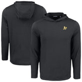 Athletics Cutter & Buck Coastline Epic Comfort Recycled Eco Hoodie Long Sleeve T-Shirt - Black Hoodies
