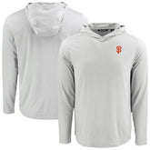 San Francisco Giants Cutter & Buck Coastline Epic Comfort Recycled Eco Hoodie Long Sleeve T-Shirt - Gray Hoodies