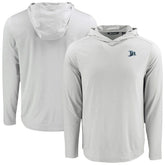 Tampa Bay Rays Cutter & Buck Coastline Epic Comfort Recycled Eco Hoodie Long Sleeve T-Shirt - Gray Hoodies