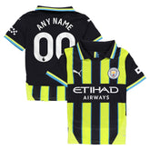 Manchester City Youth 2024/25 Away Replica Custom Jersey Navy