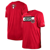 San Francisco 49ers New Era 3rd Down High Density Print T-Shirt Scarlet