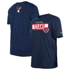 Houston Texans New Era 3rd Down High Density Print T-Shirt Navy