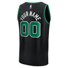 NBA Boston Celtics Fast Break Custom Jersey - Statement Edition - Black