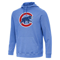 Chicago Cubs Antigua Cloud Pullover Hoodie - Heather Royal Hoodies