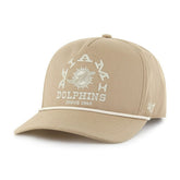 Miami Dolphins '47 Canyon Ranchero Hitch Adjustable Hat Khaki
