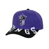 Sacramento Kings Underarch Two-Tone Pro Crown Snapback Hat Purple/Black