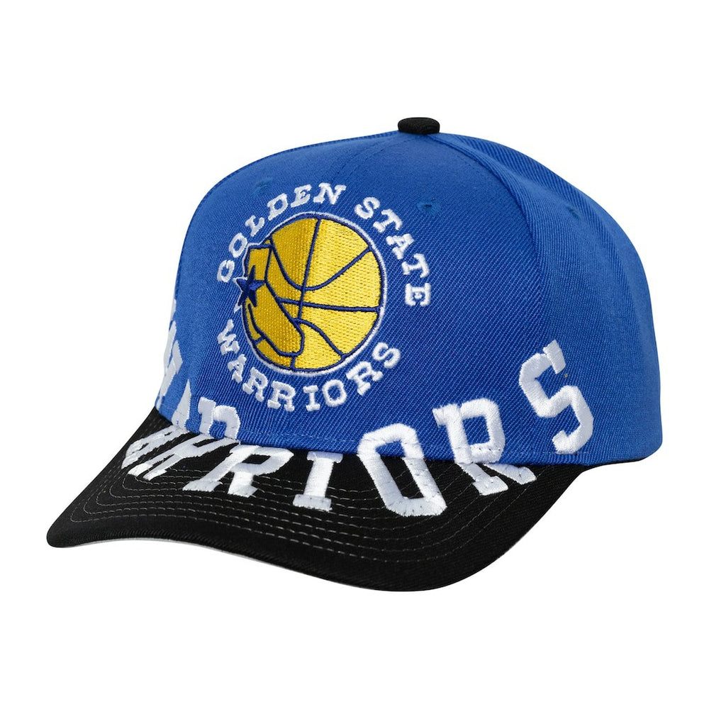 Golden State Warriors Underarch Two-Tone Pro Crown Snapback Hat Royal/Black