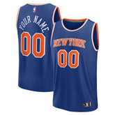 NBA New York Knicks Fast Break Custom Jersey - Icon Edition - Blue