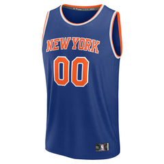 NBA New York Knicks Fast Break Custom Jersey - Icon Edition - Blue