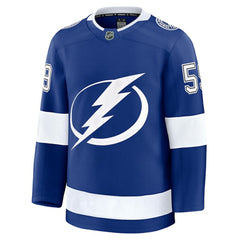NHL Jake Guentzel Tampa Bay Lightning Fanatics Home Premium Jersey - Blue