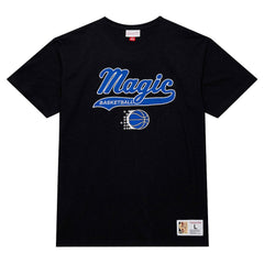 Orlando Magic Hardwood Classics Felt Applique Slub T-Shirt Black