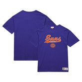 Phoenix Suns Hardwood Classics Felt Applique Slub T-Shirt Purple