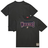 Golden State Warriors Women's Hardwood Classics Oversized Boyfriend T-Shirt Charcoal