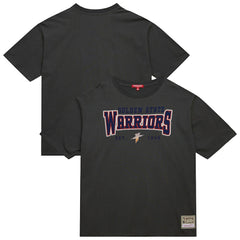 Golden State Warriors Women's Hardwood Classics Oversized Boyfriend T-Shirt Charcoal